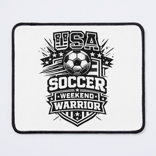 Item preview, USA Soccer Weekend Warrior Patriotic Soccer Shirt designed and sold by DREAMBURN™.
