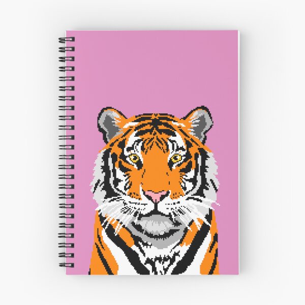 Item preview, Wild Tiger Pixel Art designed and sold by LilSeashell.
