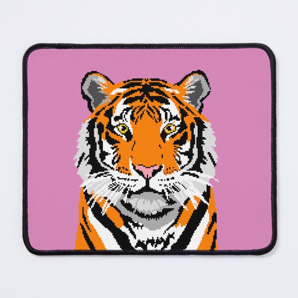 Item preview, Wild Tiger Pixel Art designed and sold by LilSeashell.