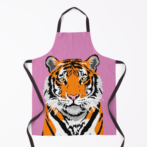 Item preview, Wild Tiger Pixel Art designed and sold by LilSeashell.