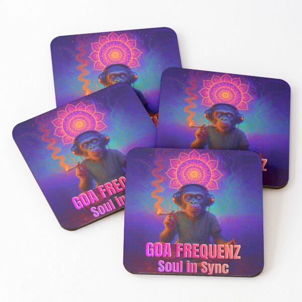 Item preview, Goa Frequency – Soul in Sync Psychedelic Monkey Design designed and sold by Out of Toxic Studio.