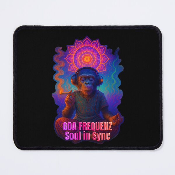 Item preview, Goa Frequency – Soul in Sync Psychedelic Monkey Design designed and sold by Out of Toxic Studio.