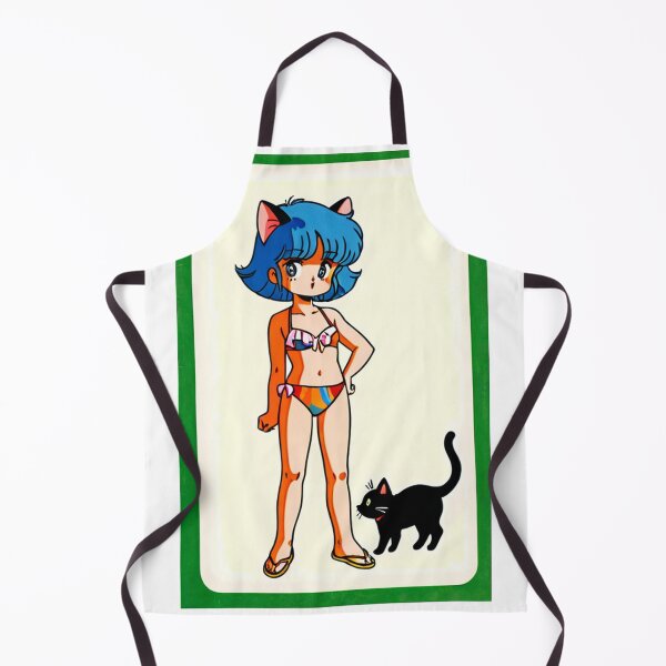 Item preview, Character - Cat Girl Striped Retro Bikini designed and sold by DoodyPets.
