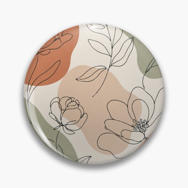 Item preview, Minimalist Boho Floral Line Art designed and sold by Owcomm.