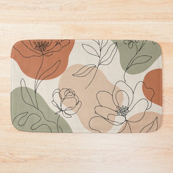 Item preview, Minimalist Boho Floral Line Art designed and sold by Owcomm.