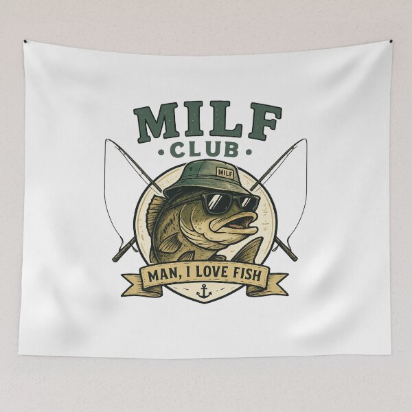 Item preview, MILF Club Fish designed and sold by LuloCreative.