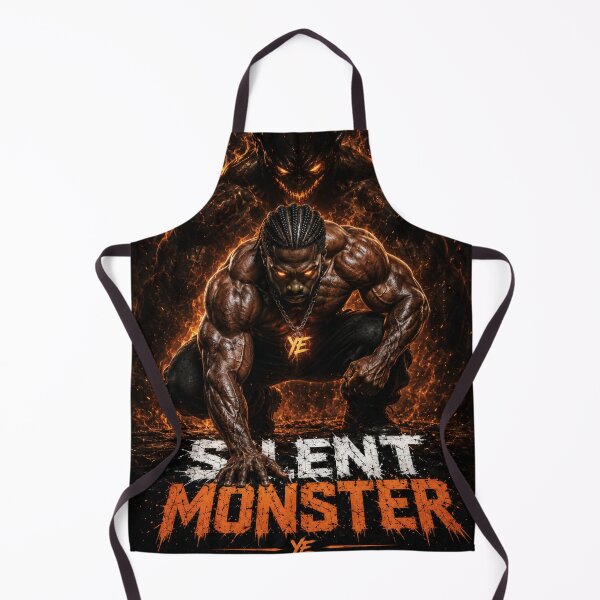 Item preview, SILENT MONSTER – YAYA ELITE Dark Gym Motivation Design designed and sold by YAYA ELITE STREETWEAR.