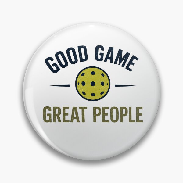 Artikelvorschau, Gutes Spiel, tolle Leute – Pickleball-Design entworfen und verkauft von Rally Ink Designs.