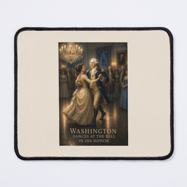 Item preview, Washington Dances at the Ball in His Honor – America 250 Historical Art designed and sold by Novel Works Studio.