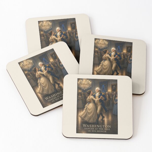 Item preview, Washington Dances at the Ball in His Honor – America 250 Historical Art designed and sold by Novel Works Studio.