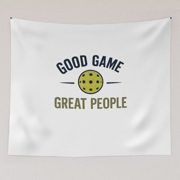 Item preview, Good Game Great People Pickleball Design designed and sold by Rally Ink Designs.