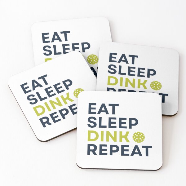 Item preview, Eat Sleep Dink Repeat Pickleball Design designed and sold by Rally Ink Designs.