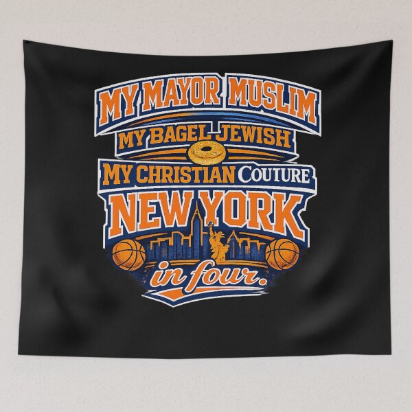 Item preview, My mayor muslim my bagel jewish my christian couture designed and sold by Ccbbtr.