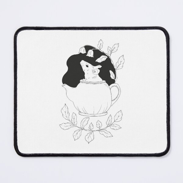 Item preview, Mouse on a cup with nature elements designed and sold by ArtedeSer.