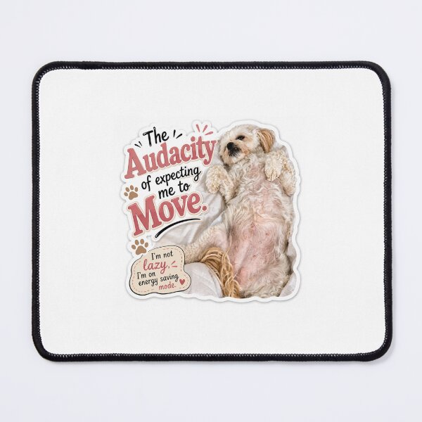 Item preview, The Audacity Funny Lazy Dog Sticker designed and sold by LoveandFur.