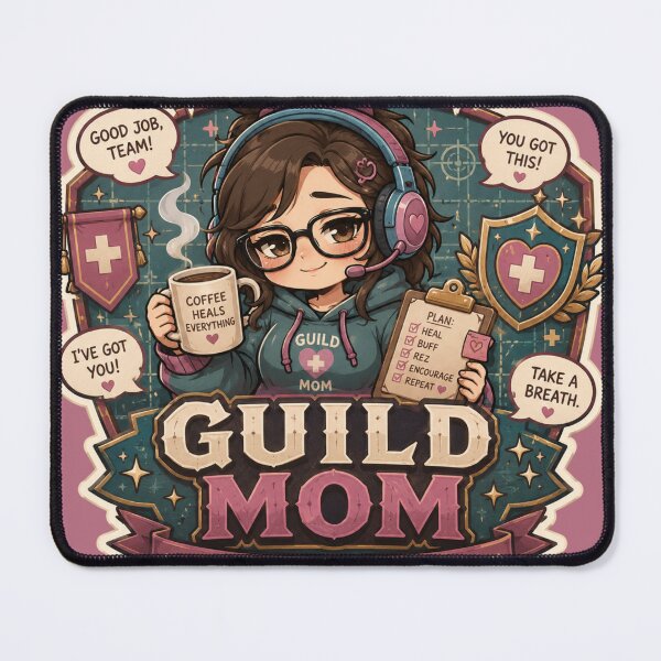 Item preview, Guild Mom 2 Gamer Support Emblem designed and sold by Super Glopz.