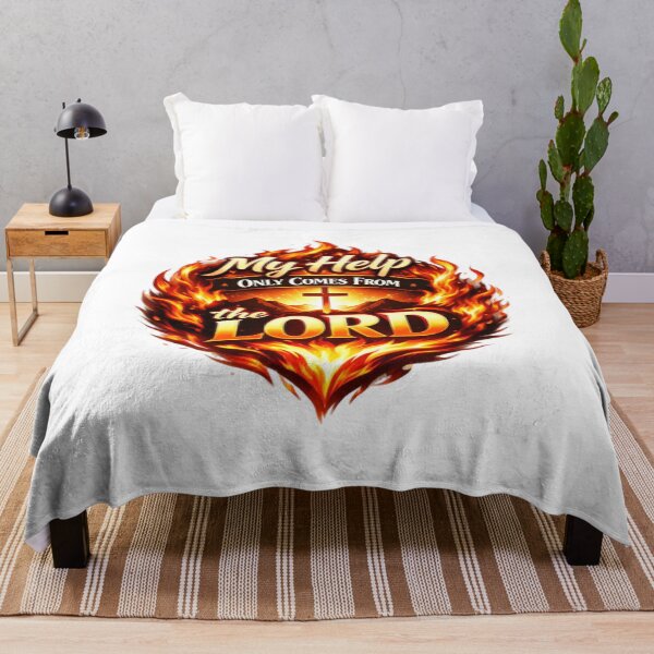 Item preview, My Help Comes From the Lord – Fiery Faith Design designed and sold by MastersDesignNk.