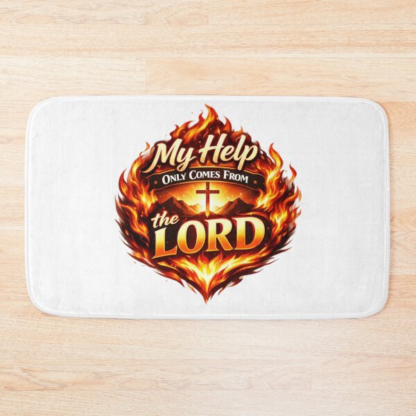 Item preview, My Help Comes From the Lord – Fiery Faith Design designed and sold by MastersDesignNk.
