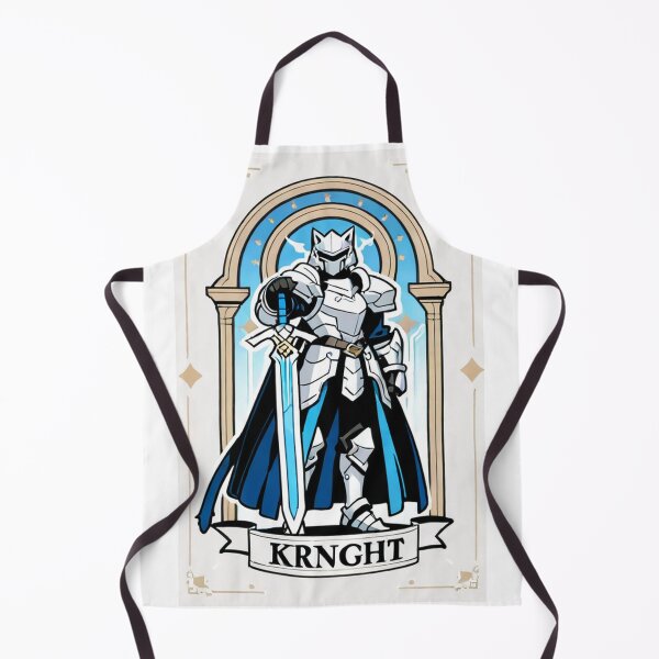 Item preview, Character - Cat Knight Black Armor Blue Sword designed and sold by DoodyPets.