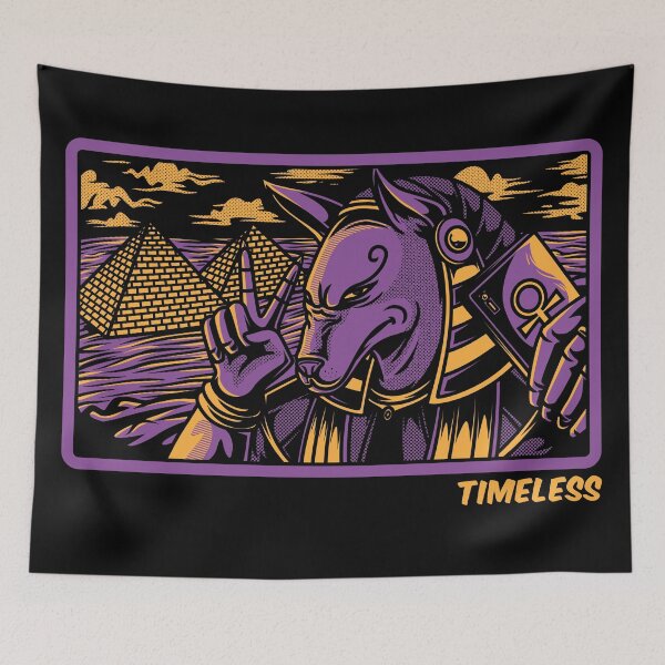 Item preview, Timeless Anubis Selfie Egyptian God Funny Illustration designed and sold by Manipule.