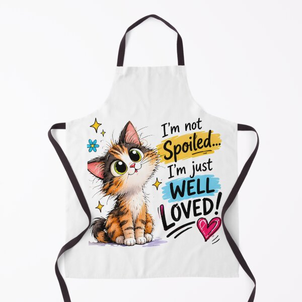 Item preview, I'm Not Spoiled, I'm Just Well Loved - Cute Kitten Quote Design designed and sold by vansaidshop ⭐⭐⭐⭐⭐.