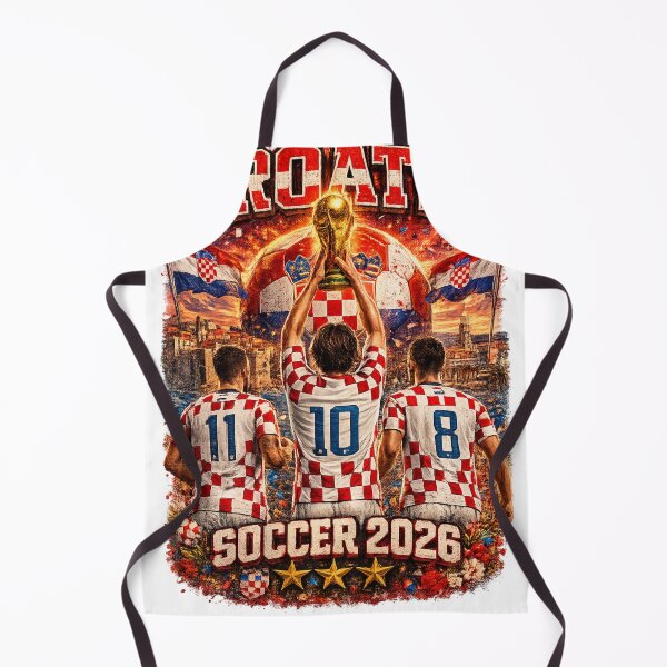 Item preview, Croatia Soccer 2026 Shirt – Croatian Football Fan Gift designed and sold by UrbanPrintVibes.