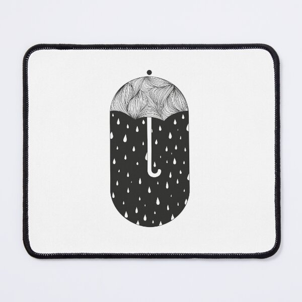 Item preview, Surrealist umbrella under rain designed and sold by ArtedeSer.
