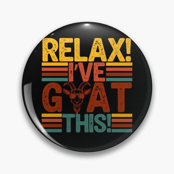Item preview, Funny Retro Relax! I've Goat This! designed and sold by legendaryskins.