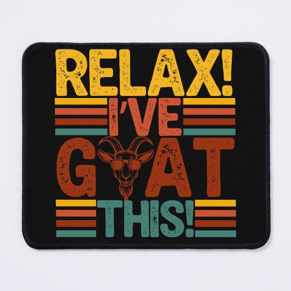 Item preview, Funny Retro Relax! I've Goat This! designed and sold by legendaryskins.