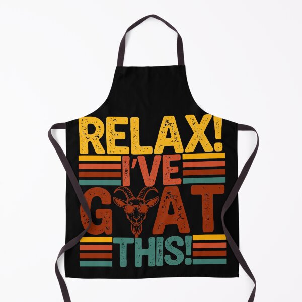 Item preview, Funny Retro Relax! I've Goat This! designed and sold by legendaryskins.