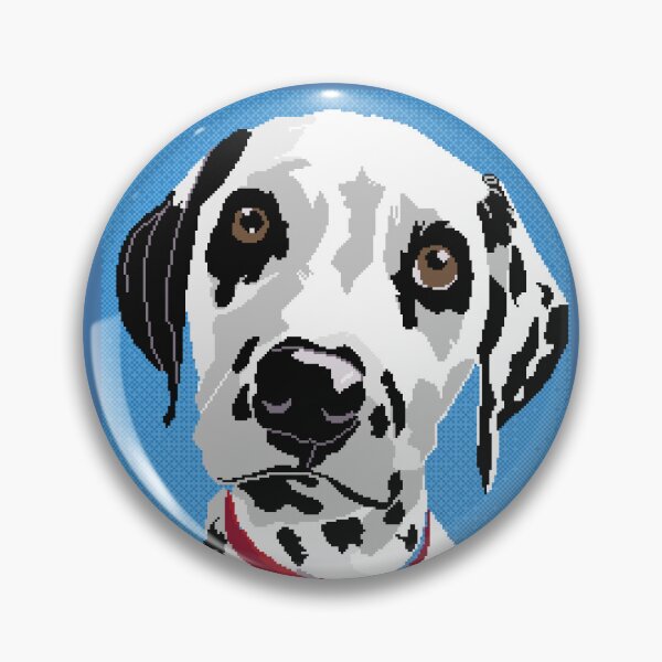 Item preview, Dalmatian Pixel Portrait designed and sold by LilSeashell.