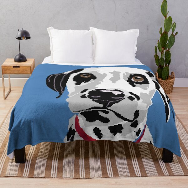 Item preview, Dalmatian Pixel Portrait designed and sold by LilSeashell.