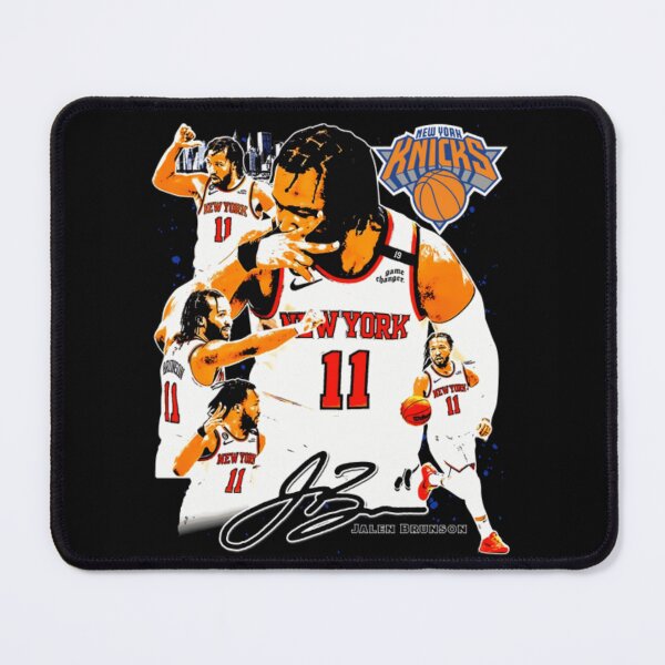 Item preview, Jalen Brunson "New York Knicks" Signature designed and sold by Soceitiz.