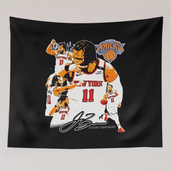 Item preview, Jalen Brunson "New York Knicks" Signature designed and sold by Soceitiz.