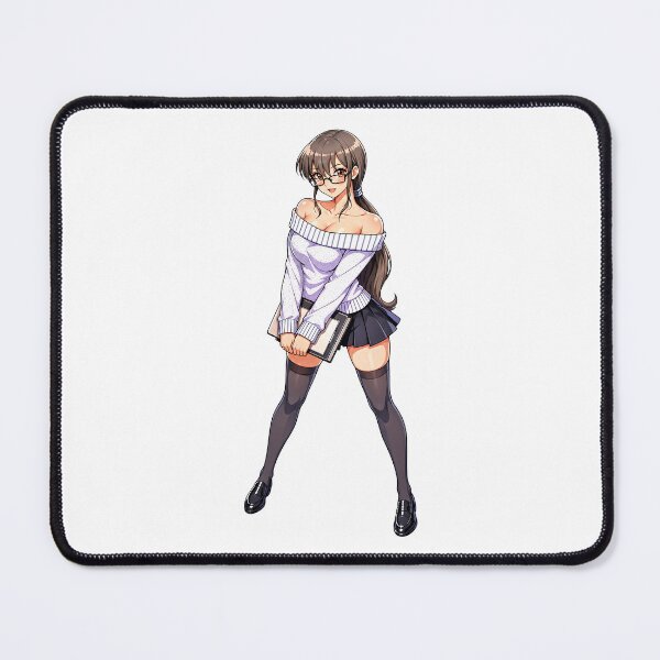 Item preview, Book-reading girl Waifu Anime designed and sold by Zenbudget.