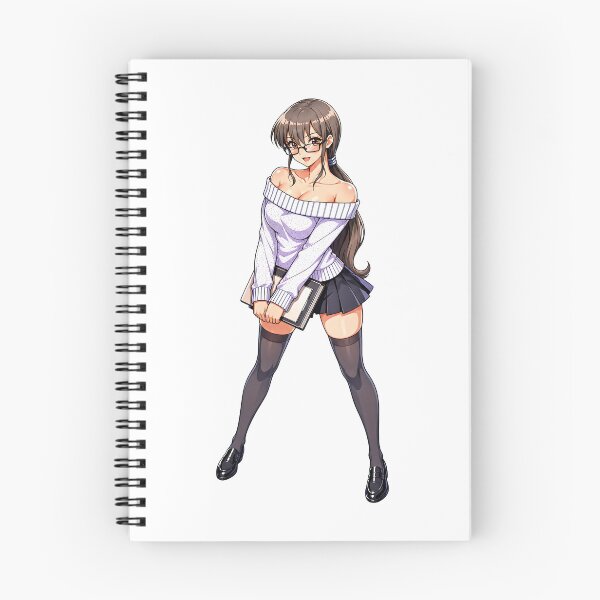 Item preview, Book-reading girl Waifu Anime designed and sold by Zenbudget.