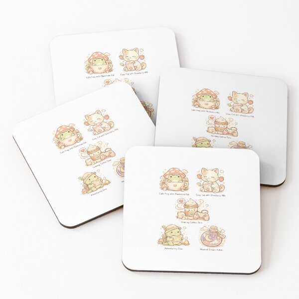Item preview, Cute Pastel Cozy Friends designed and sold by M-A-G-12.