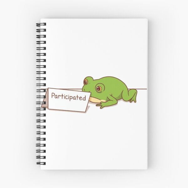 Item preview, Funny Frog Socially Exhausted Participated Meme designed and sold by BeautifulVibe.