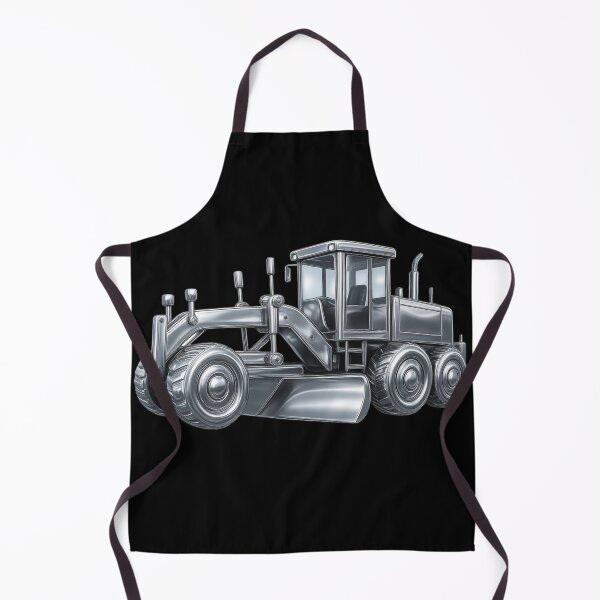 Item preview, Motor Grader Chrome Metallic Construction Equipment Design designed and sold by kakmi-art.