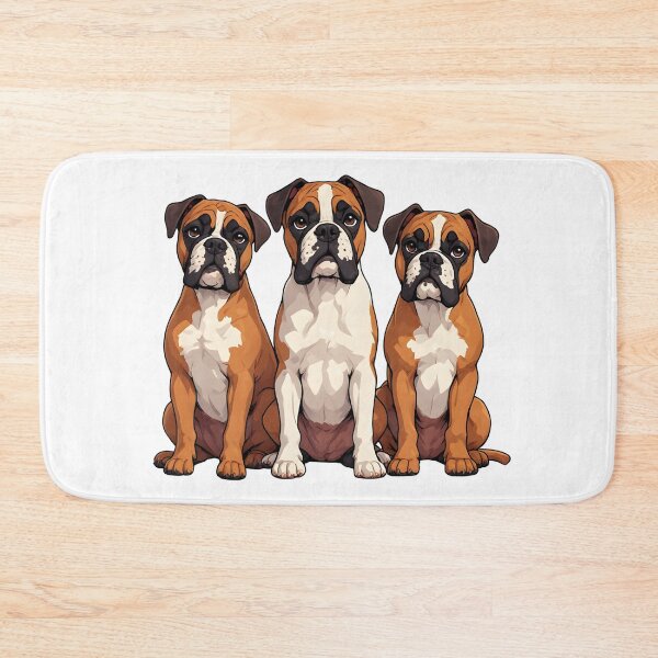 Item preview, Three Boxer Dogs Portrait – Adorable Boxer Breed Illustration designed and sold by Karolina’s Cozy Creations.