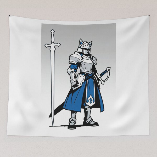 Item preview, Character - Cat Knight Bronze Armor Orange Sword designed and sold by DoodyPets.