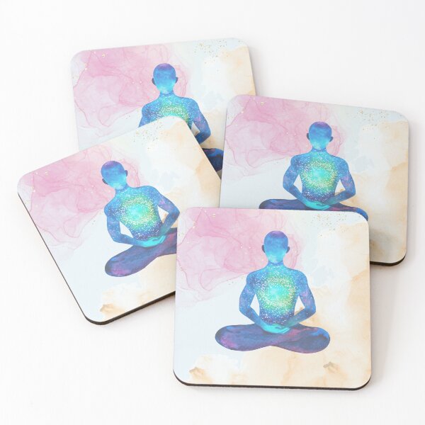 Item preview, Cosmic Meditation in Watercolor designed and sold by AetherNest by Alicia Jia Dong.