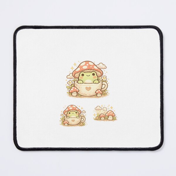 Item preview, Cute Mushroom Frog Teacup designed and sold by M-A-G-12.
