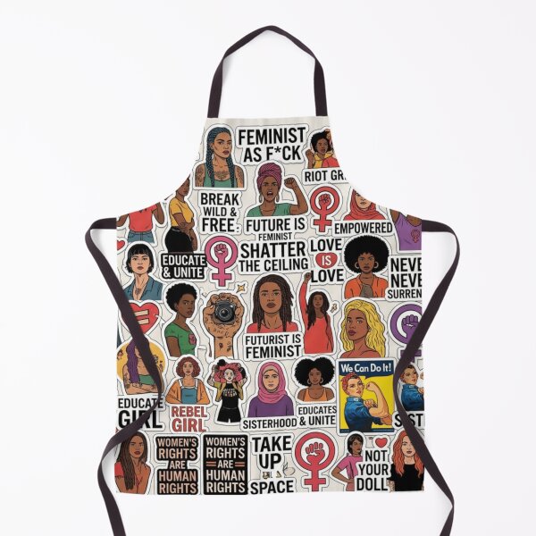 Item preview, Feminist Empowerment Sticker Pattern designed and sold by Imaginarium of Chaos falcon88 .