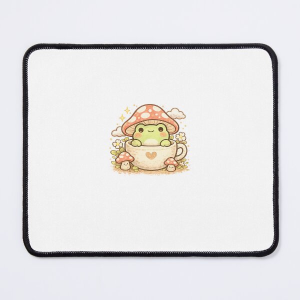 Item preview, Cozy Mushroom Frog Teacup designed and sold by M-A-G-12.
