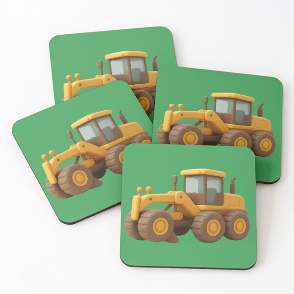 Item preview, Cute Motor Grader Construction Vehicle Cartoon Design designed and sold by kakmi-art.