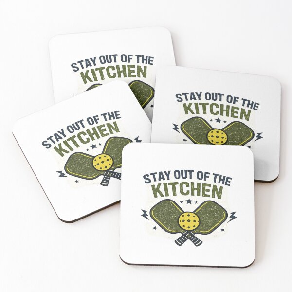 Item preview, Stay Out Of The Kitchen Pickleball designed and sold by Rally Ink Designs.