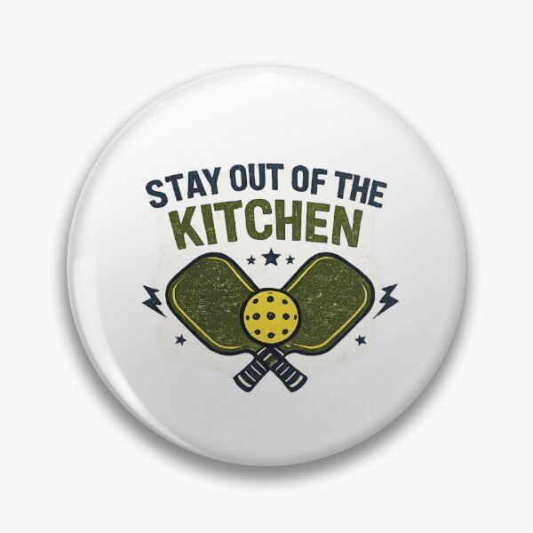 Item preview, Stay Out Of The Kitchen Pickleball designed and sold by Rally Ink Designs.