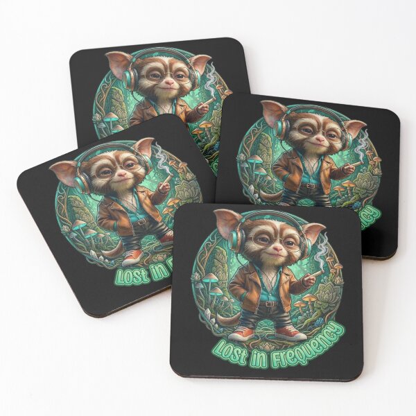 Artikelvorschau, Lost in Frequency – Psychedelic Monkey Headphones Design entworfen und verkauft von Out of Toxic Studio.
