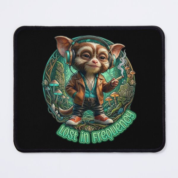 Item preview, Lost in Frequency – Psychedelic Monkey Headphones Design designed and sold by Out of Toxic Studio.